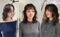 顔周りで差がつく！ミディアムパーマ3選。小顔見えする大人ヘア
