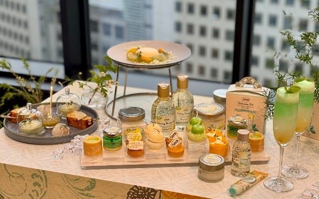 キンプトン新宿東京×SABONのコラボアフタヌーンティー!華やかな香りとナチュラルな世界観をスイーツに