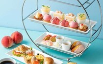 仕事終わりのご褒美に。18時以降に楽しめる桃が主役の夜アフタヌーンティー