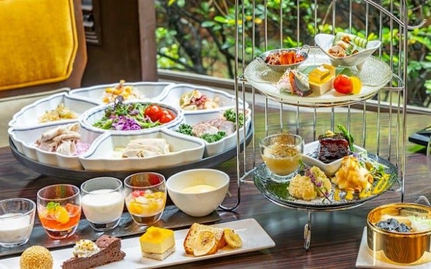 8月末まで！ヒルトン東京ベイ「王朝」の前菜＆スイーツビュッフェ付きアフタヌーンティー。中華セイボリーとフリーフローを堪能