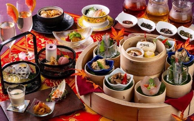 ザ・プリンス パークタワー東京のチャイニーズアフタヌーンティー。北海道産食材のメニューと中国茶のペアリングを楽しんで
