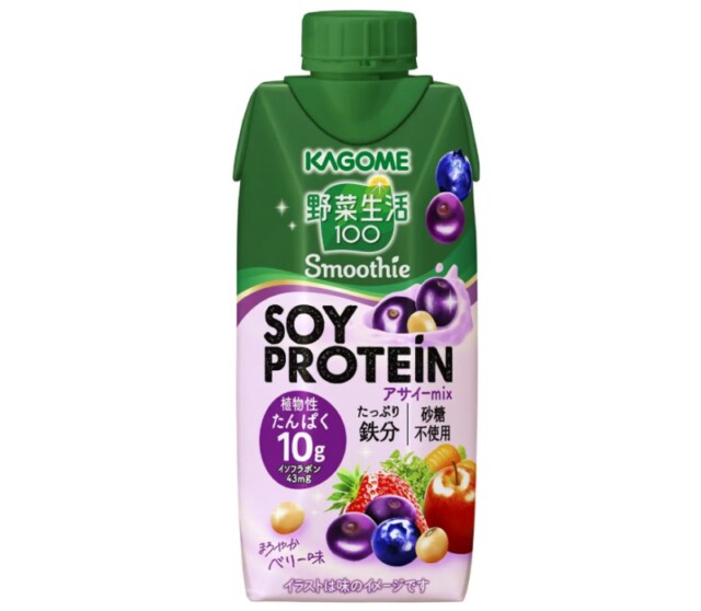 野菜生活100 Smoothie SOY PROTEIN アサイーmix