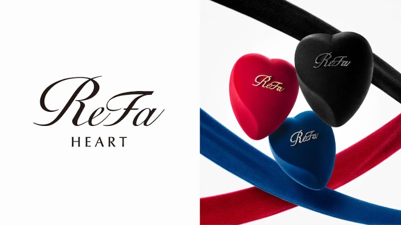 ReFa GINZA限定!ツヤを育む天然豚毛ヘアブラシ「ReFa HEART velvet」発売
