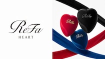 ReFa GINZA限定！ツヤを育む天然豚毛ヘアブラシ「ReFa HEART velvet」発売