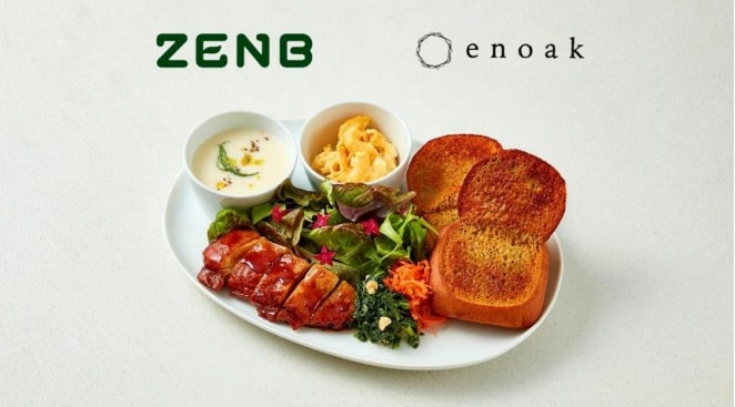 【enoak×ZENB】グルテンフリーパンが主役の 『春待ちプレート』を期間限定発売