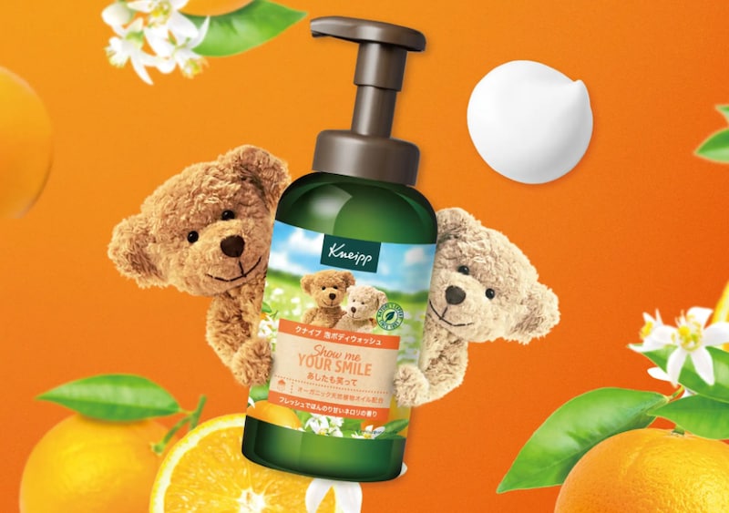 「クナイプ」ボタニカル処方の泡ボディソープに「ネロリの香り」新登場