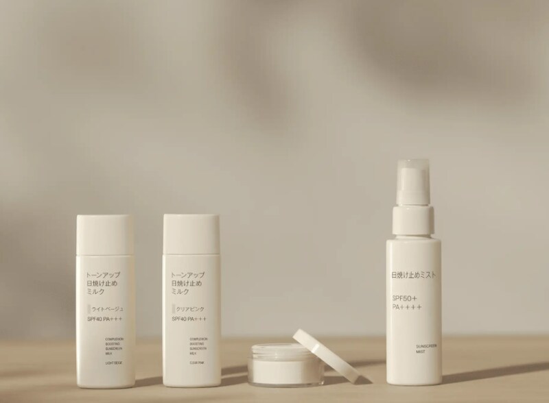 「無印良品」が提案するやさしいUV習慣！選べる3タイプの日焼け止め新登場