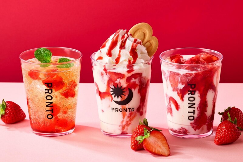 毎年大人気！プロントがいちごを使った期間限定ドリンクを発売
