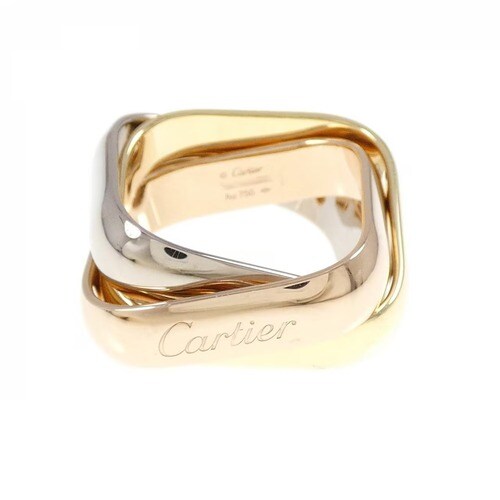 カルティエ トリニティリングのクッションリング