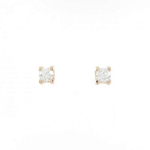 カルティエの一粒ダイヤモンドピアス