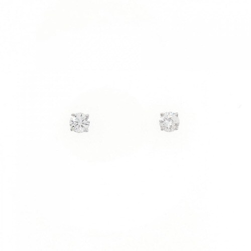 ティファニーの一粒ダイヤモンドピアス