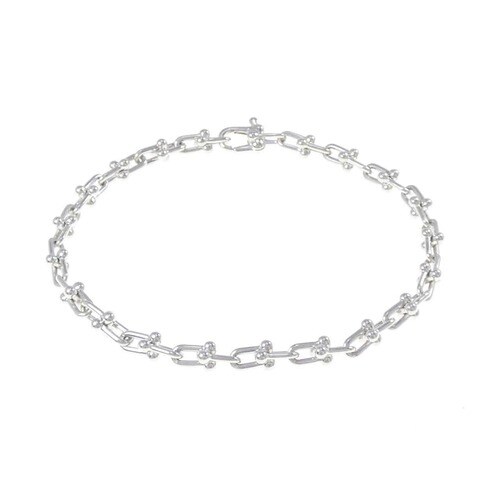 ティファニーのハードウェアマイクロリンクブレスレット