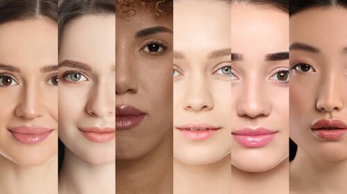 さまざまな人種の女性