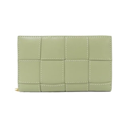 ボッテガのグリーンの折りたたみ財布