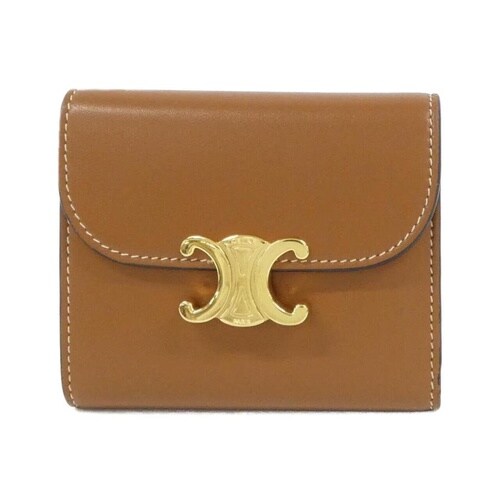 セリーヌのブラウンの折りたたみ財布