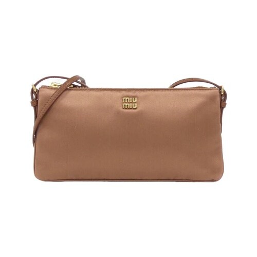 ミュウミュウのサテンのポーチ