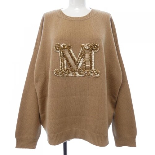 マックスマーラのベージュのニット