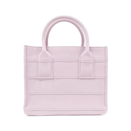 フェラガモのパステルピンクのトートバッグ