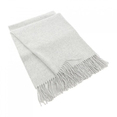 ジョンストンズのライトグレーのストール