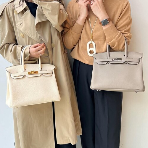 バーキンを持った女性2人