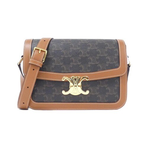 セリーヌのトリオンフキャンバスのショルダーバッグ