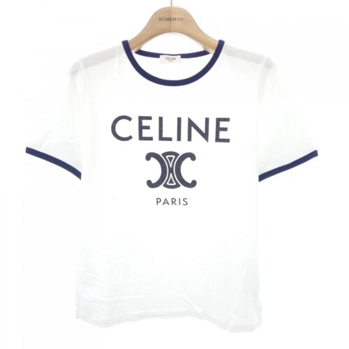 ホワイトのCELINE PARIS Tシャツ