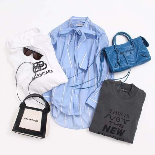 バレンシアガの洋服とバッグ