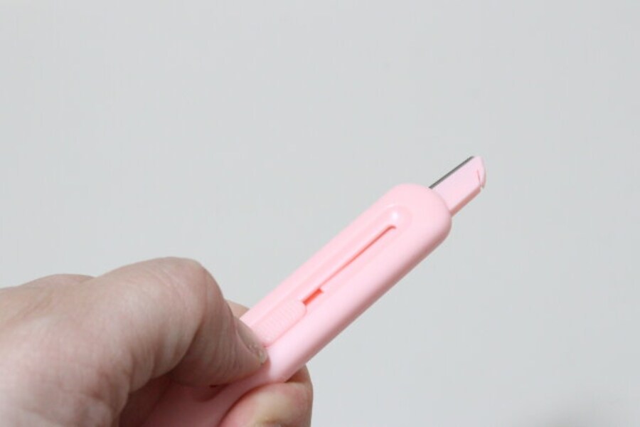 セリアの刃が出るスライド式かみそり セーフティーガード付き 2P