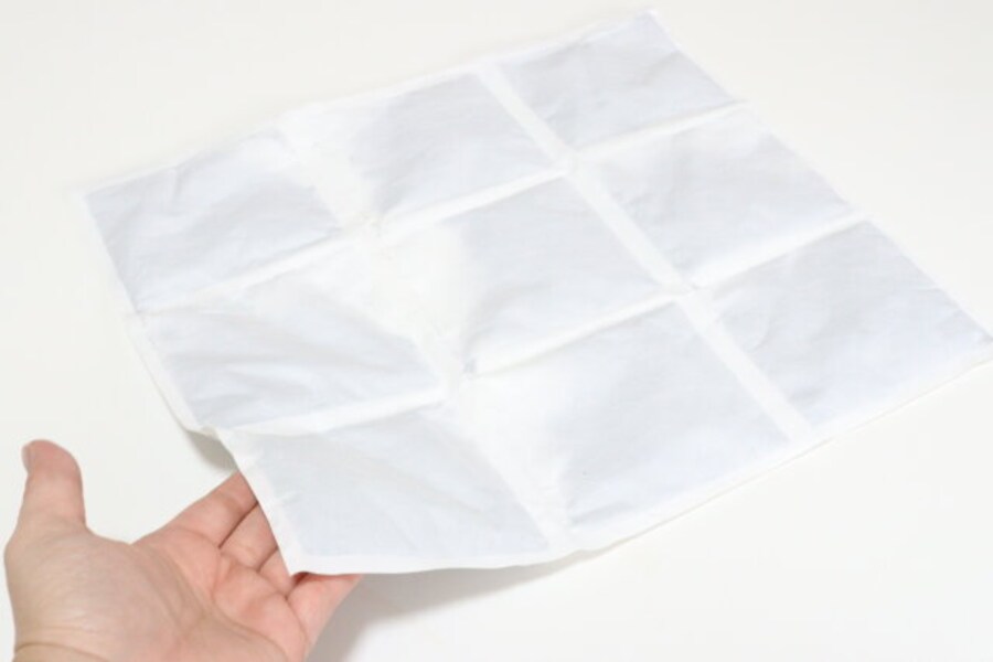 お尻あったかカイロ　サイズ感