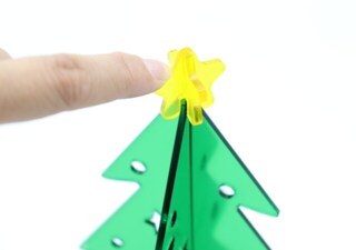 こういうの助かる！30秒もあれば組み立て完了！簡単なのに可愛い100均卓上ツリー