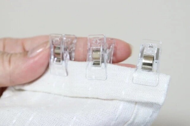 ダイソー 手芸クリップ(口幅14mm、8個) ダイソーのマチ針代わりになる手芸クリップ(口幅14mm、8個)