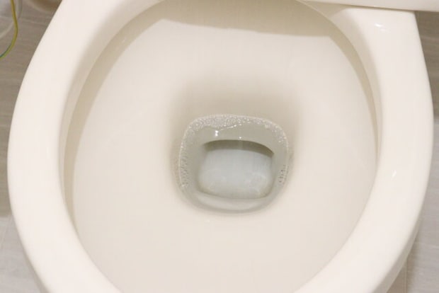 トイレ用洗浄剤　使用後