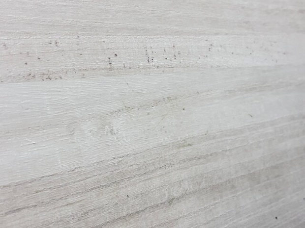 ダイソーの桐まな板を使って洗った後の状態