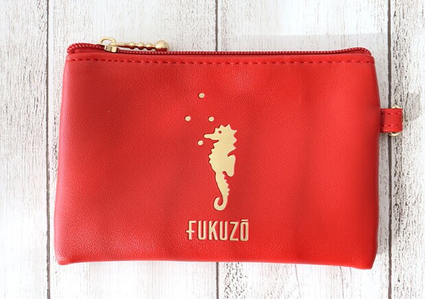 宝島社 付録 素敵なあの人1月号 フクゾー ストラップつきレザー調ポーチセット 宝島社付録素敵なあの人1月号のフクゾーのストラップつきレザー調ポーチセット3