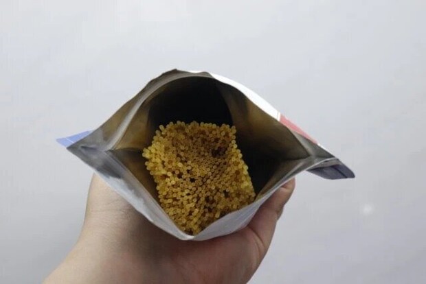 セリア おいしさ保存袋 パスタ用 2枚入り 使用例 セリア おいしさ保存袋 パスタ用 2枚入り 使用例