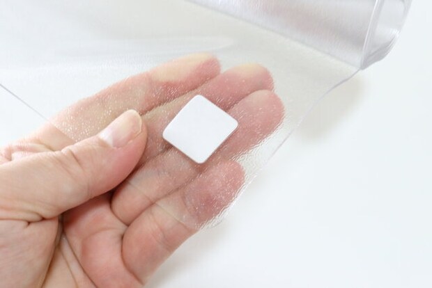 フロアマット（半透明、45cm×90cm）　粘着剤