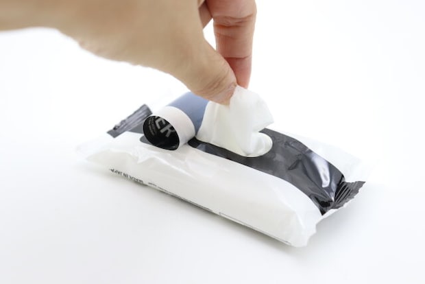 ダイソー 靴専用クリーナー ハンディタイプ 12枚×2パック ダイソーのウェットシートタイプの靴専用クリーナー