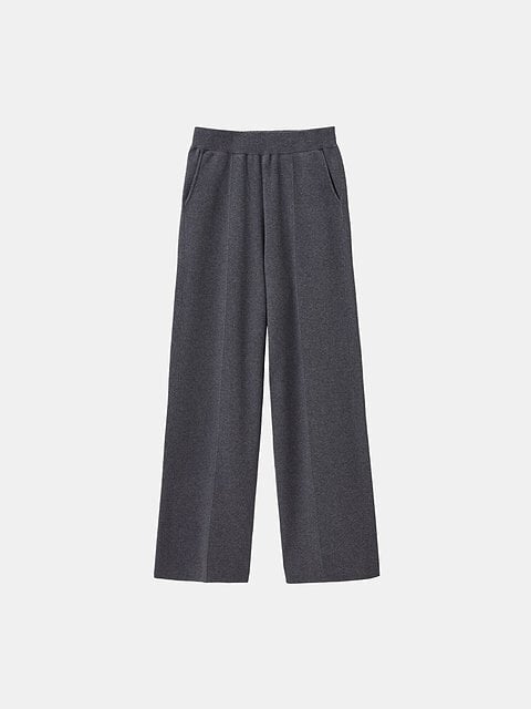 PLST レーヨンブレンドニットパンツ PLSTのレーヨンブレンドニットパンツ