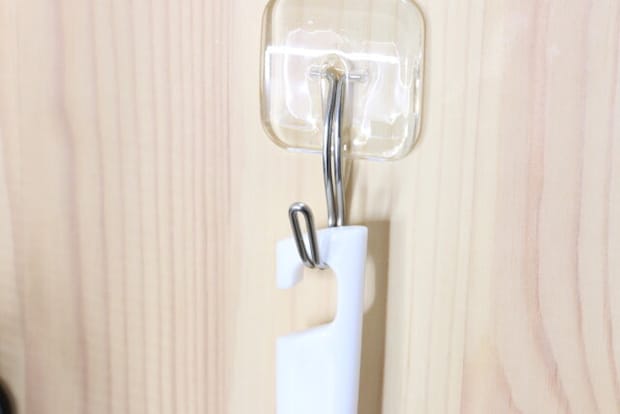 底洗いブラシ（コップ用）　フック