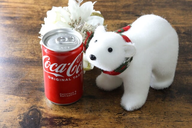 ダイソー アニマルオブジェ(ホワイト) ダイソーのコカ・コーラのキャラクターみたいなアニマルオブジェ(ホワイト)