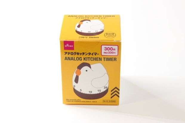 ダイソー アナログキッチンタイマー(ニワトリ) パッケージ ダイソー アナログキッチンタイマー(ニワトリ) パッケージ