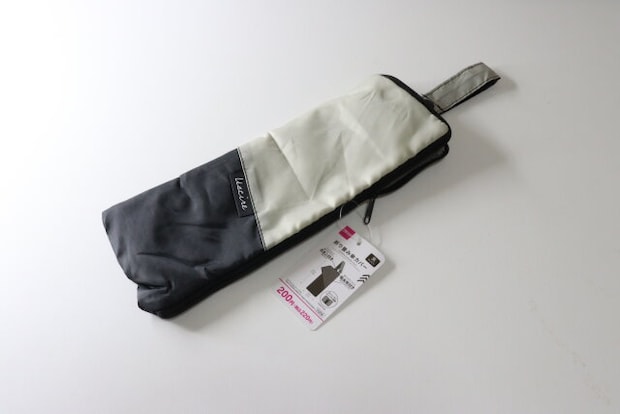 折り畳み傘カバー（ＢＫ）　ダイソー　レイングッズ