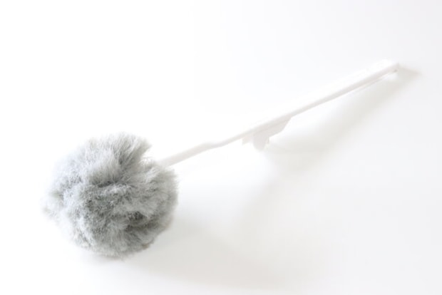 ダイソーの折りたためるボトルクリーナー（繊維タイプ）のビジュアル