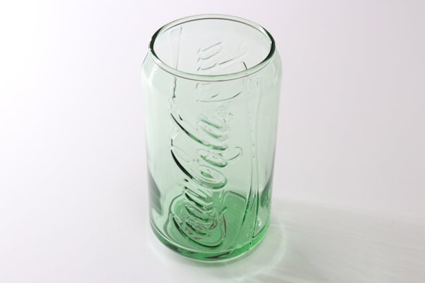 ダイソー　缶型グラス（コカ・コーラ、SSCF）