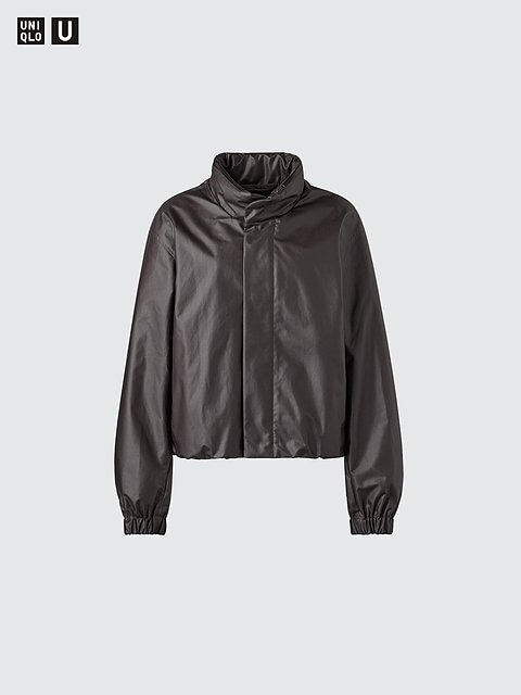 ユニクロ コーティングショートブルゾン ユニクロのコーティングショートブルゾン