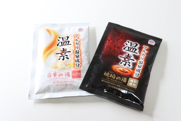 ダイソーのアース製薬の温素の入浴剤