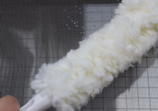 網戸クリーナー　使用例