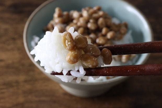 ダイソー　パックご飯　納豆かけご飯