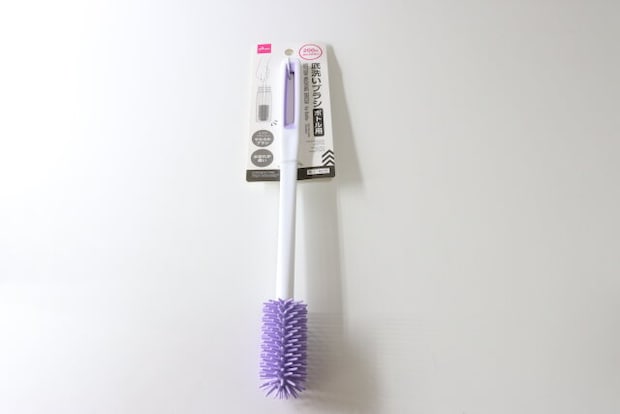 ダイソー底洗いブラシ（ボトル用）のパッケージ