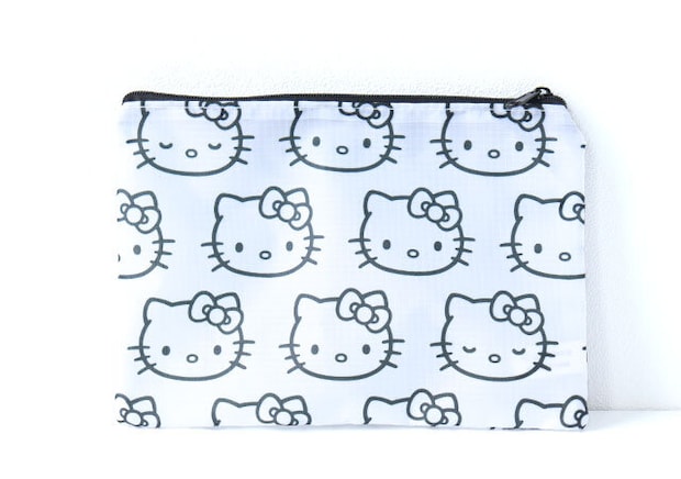 総柄リップストップポーチ